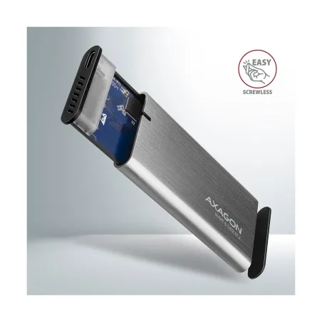 Axagon ALU box EEM2-SG2 USB-C 3.2 Gen 2 - M.2 NVMe / SATA SSD 30-80mm