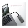 Axagon EEM2-SG2 USB-C 3.2 Gen 2 - M.2 NVMe / SATA SSD 30-80mm ALU box