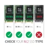 Axagon ALU box EEM2-SG2 USB-C 3.2 Gen 2 - M.2 NVMe / SATA SSD 30-80mm