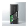 Axagon EEM2-SBC, M.2 SATA screwless RAW box, black, SuperSpeed USB-C 10 Gbps