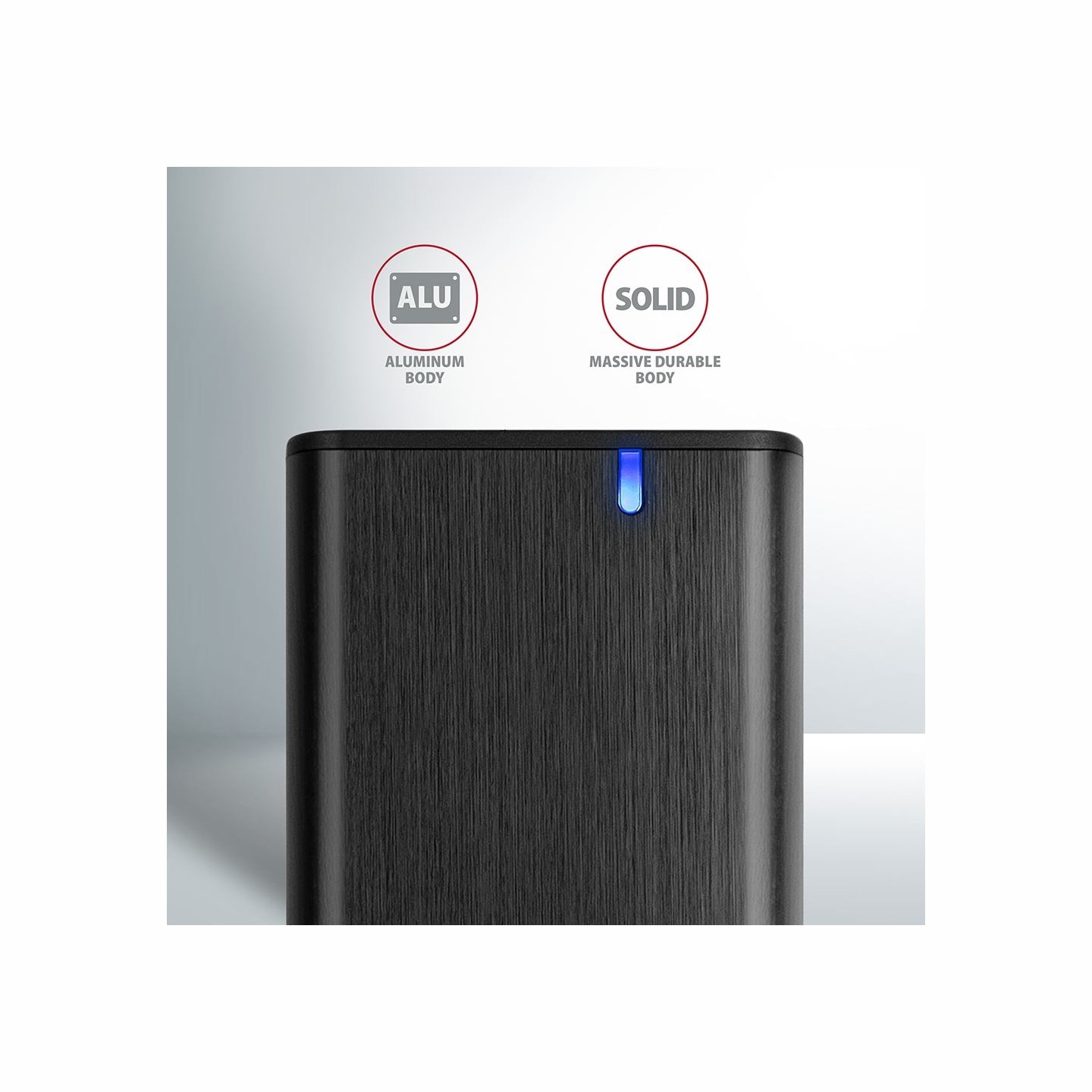 Axagon EEM2-SBC, M.2 SATA screwless RAW box, black, SuperSpeed USB-C 10 Gbps