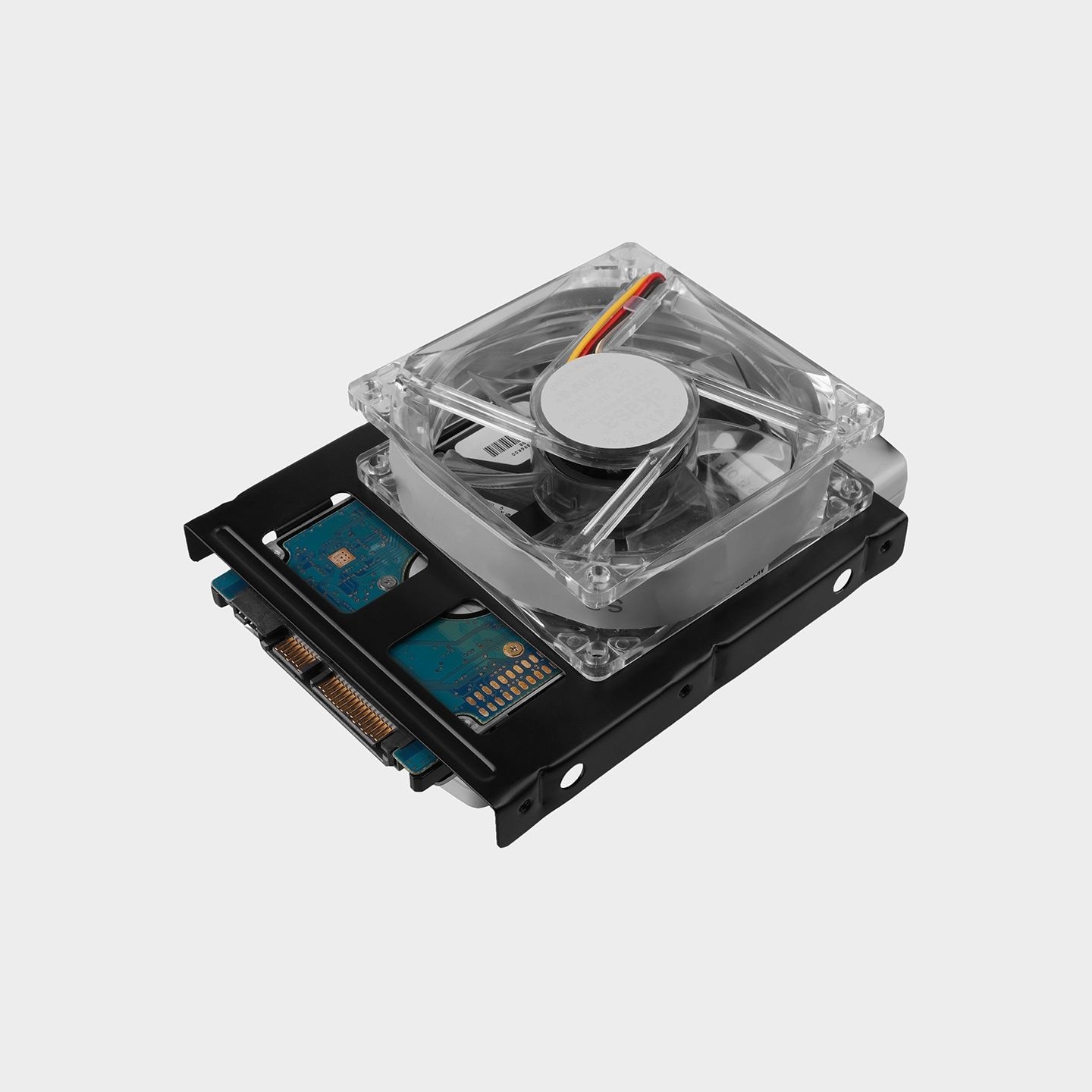 Axagon Metal frame for mounting two 2.5" disks into one 3.5" position.