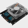 Axagon Metal frame for mounting two 2.5" disks into one 3.5" position.