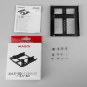 Axagon Metal frame for mounting two 2.5" disks into one 3.5" position.