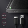 Axagon EE25-A6M USB3.0 - SATA 6G 2.5" External SCREWLESS ALU RAW box BLACK