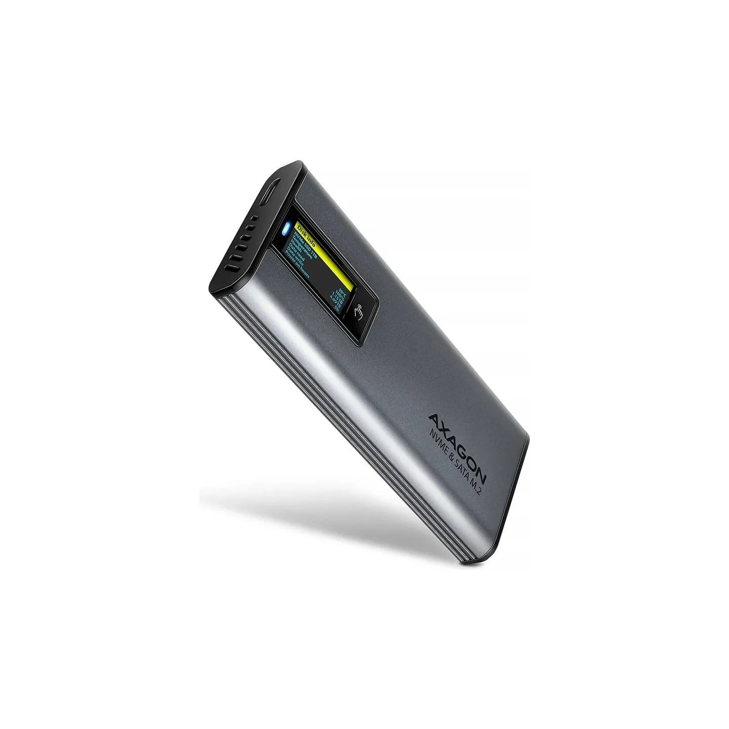 Axagon EEM2-SD2 SSD enclosure USB3.2 Gen2 M.2 NVMe/SA