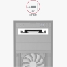 Axagon RHD-125S Reduction for 1x 2.5" HDD into 3.5" position, grey