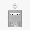 Axagon RHD-125S Reduction for 1x 2.5" HDD into 3.5" position, grey