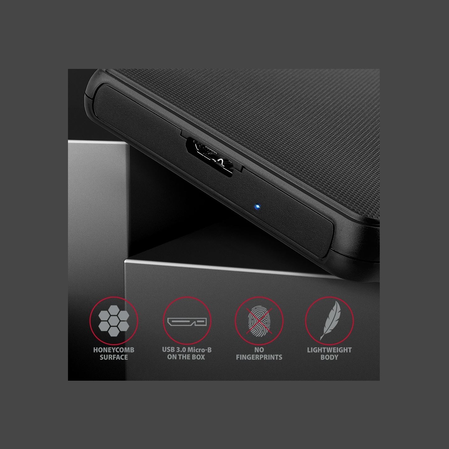 Axagon EE25-SL USB-A 3.2 Gen1 - SATA 6G 2.5" SLIDE box BLACK