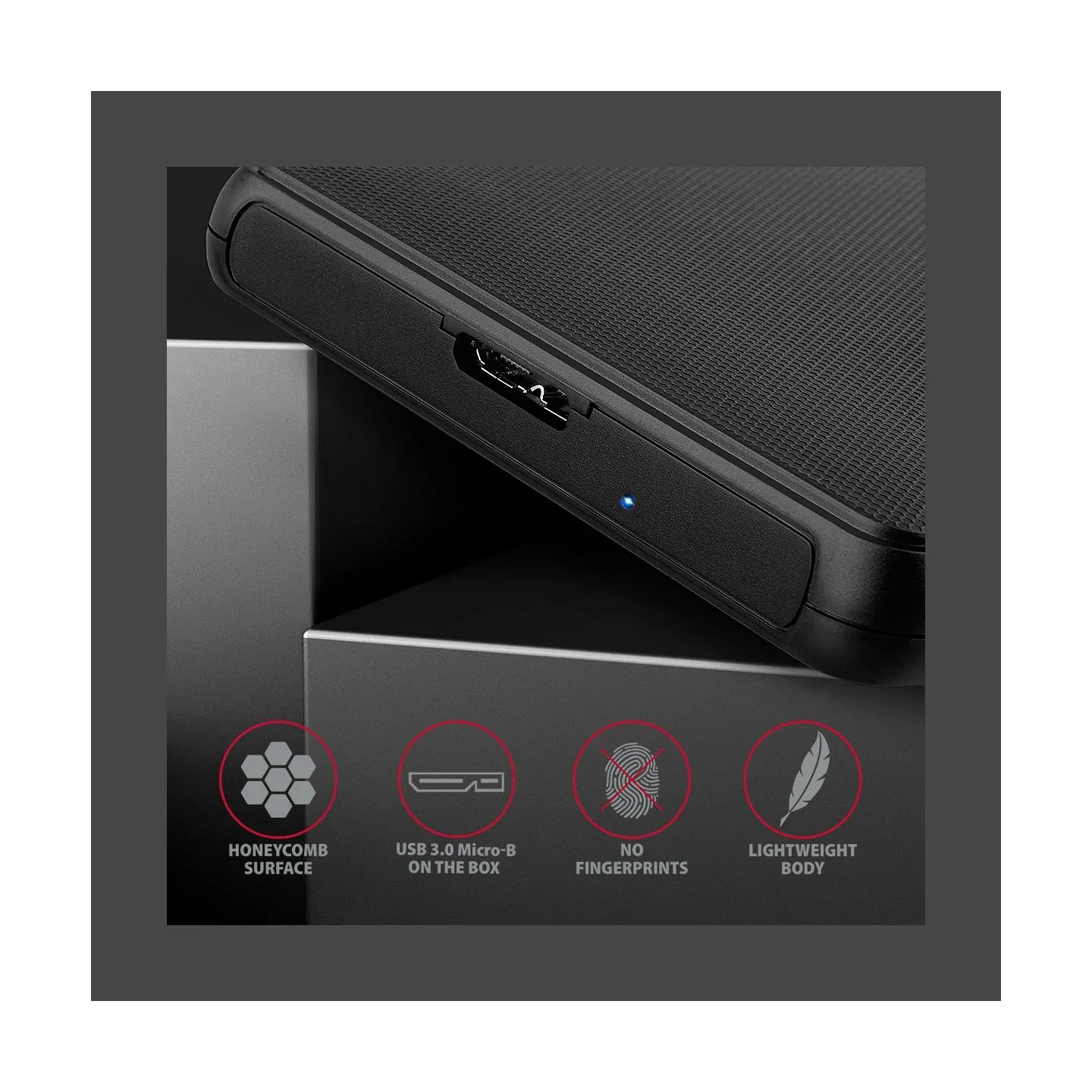Axagon EE25-SL USB-A 3.2 Gen1 - SATA 6G 2.5" SLIDE box BLACK