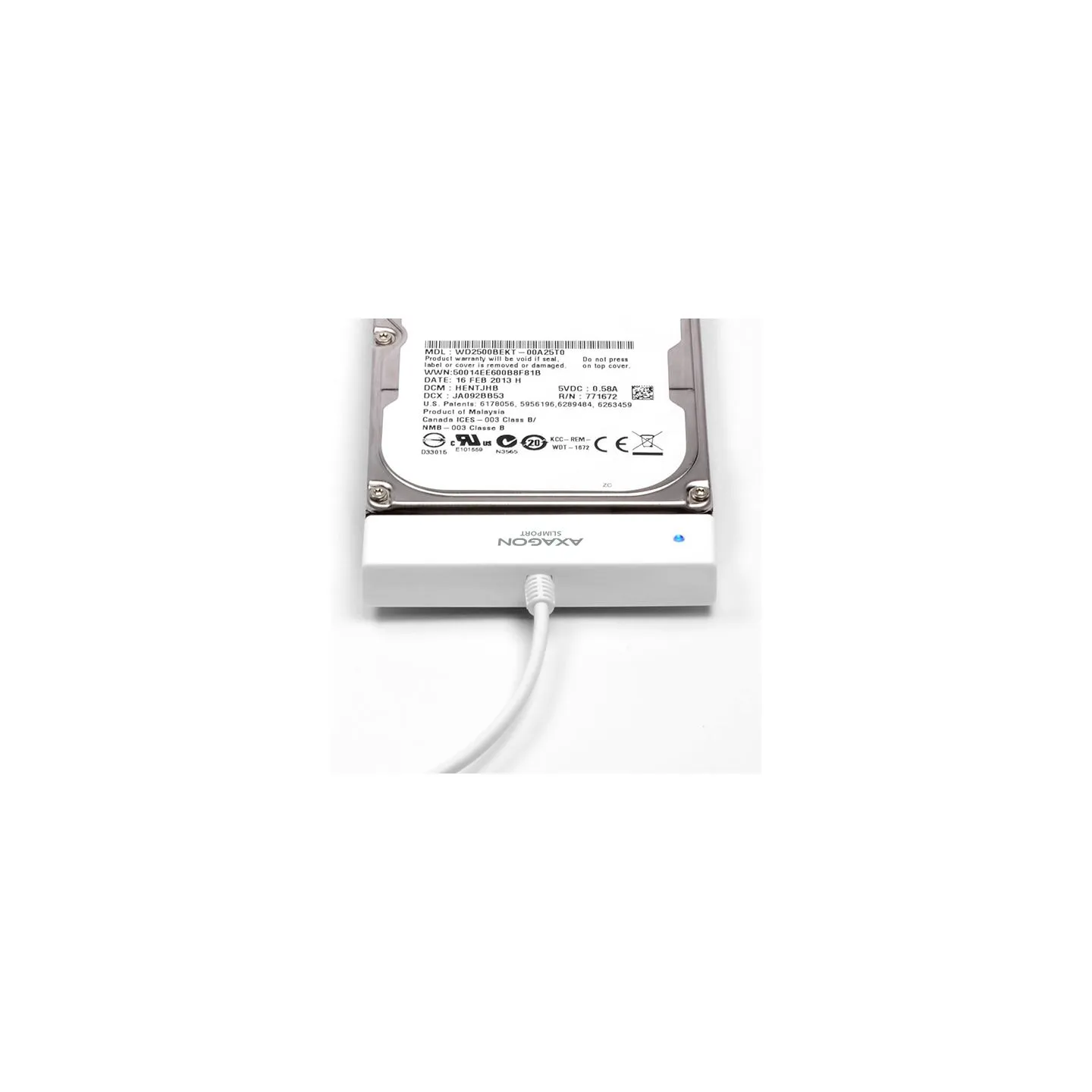 Axagon ADSA-1S USB2.0 - SATA HDD External Adapter Incl. 2.5" Case