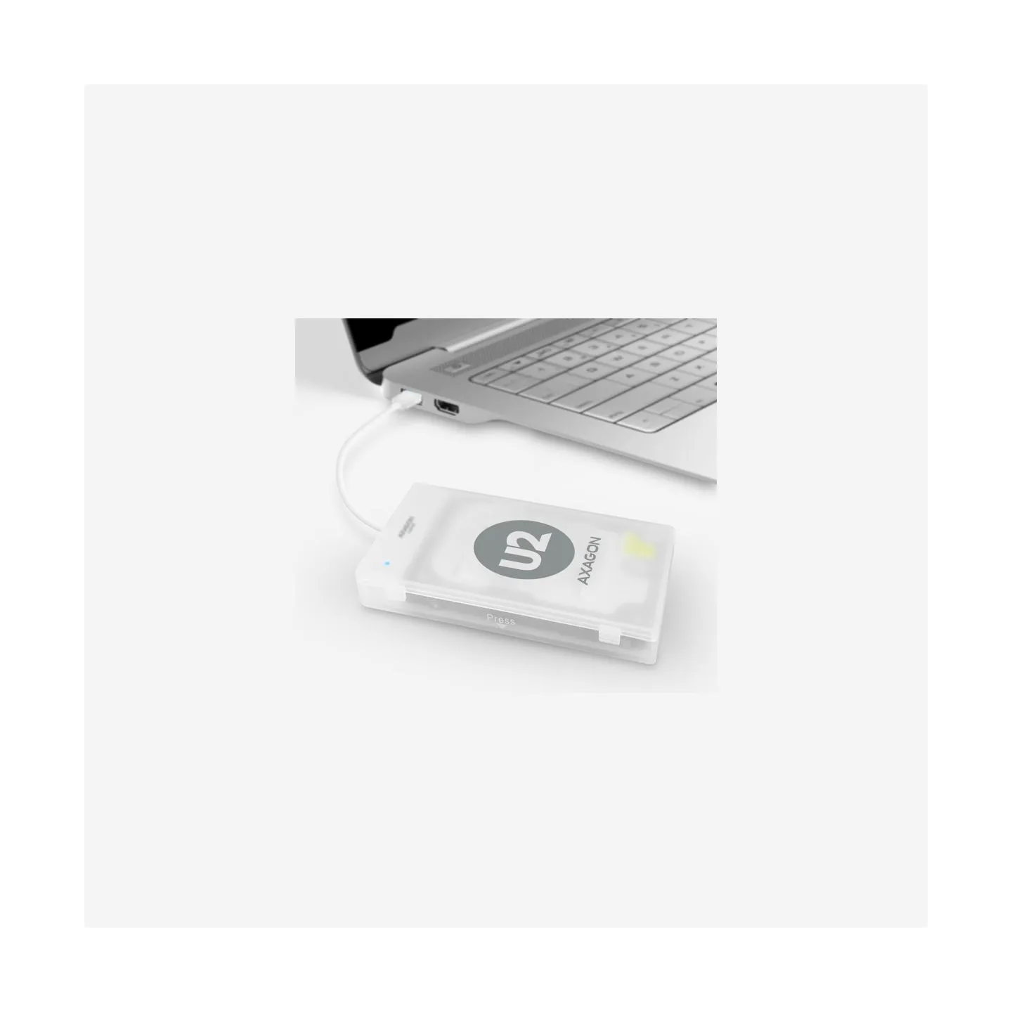 Axagon ADSA-1S USB2.0 - SATA HDD External Adapter Incl. 2.5" Case