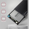 Axagon EE25-GTR USB-C 3.2 Gen 2 - SATA 6G, 2.5" External RIBBED box BLACK