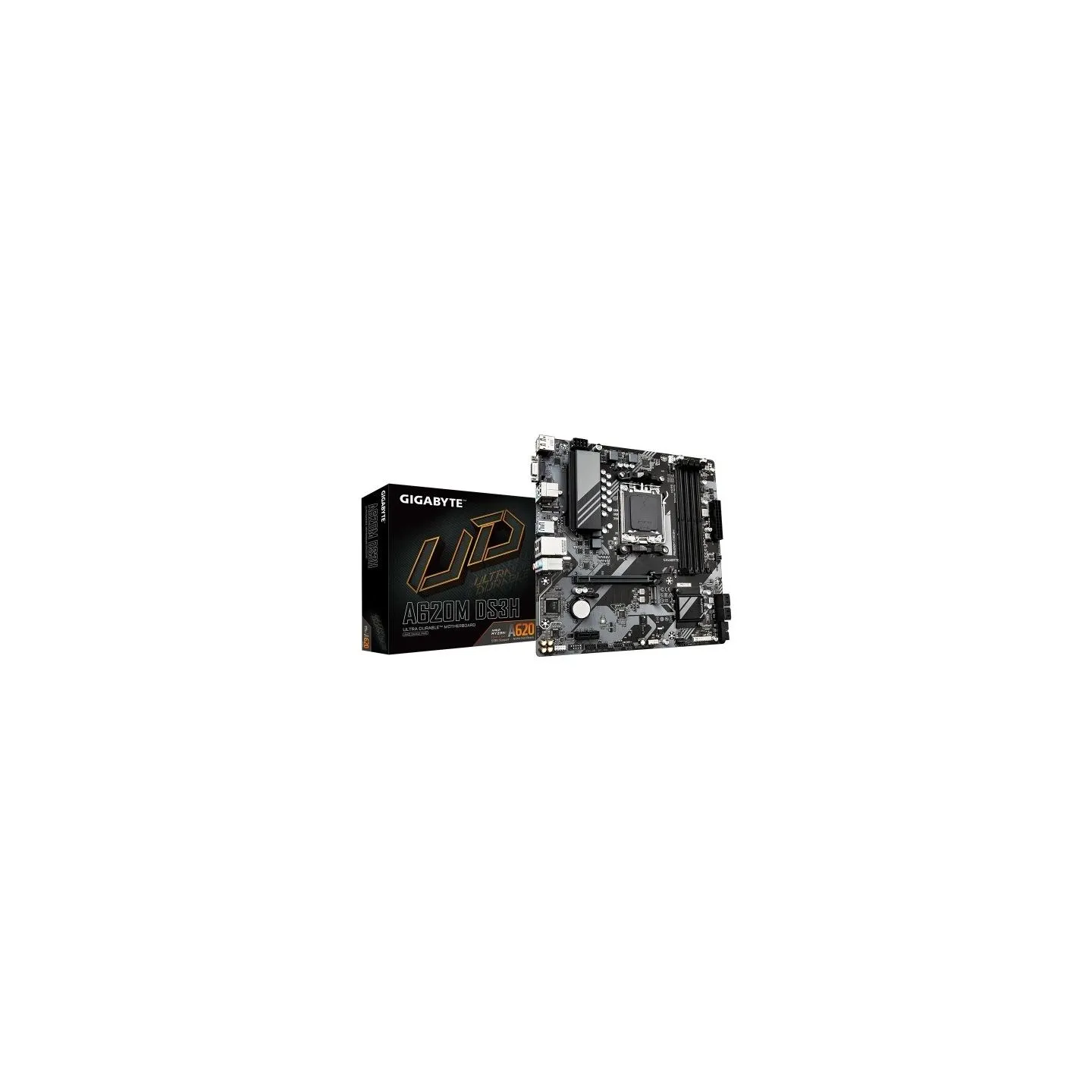 Gigabyte Mainboard|GIGABYTE|AMD A620|Socket AM5|micro ATX|RAM DDR5-SDRAM|4xSlots|1xPCI Express x1 slots|1xPCI Express x16 slots|
