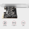 Axagon Two-channel SATA III PCI-Express controller with two internal SATA port outputs. Standard & Low profile.