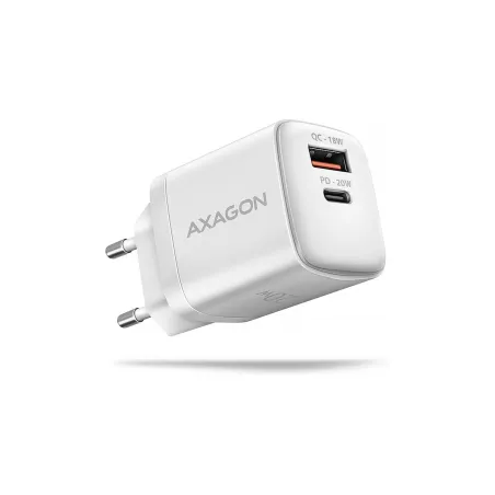 Axagon ACU-PQ20W wall charger QC3.0/AFC/FCP + PD type-C, 20W, white
