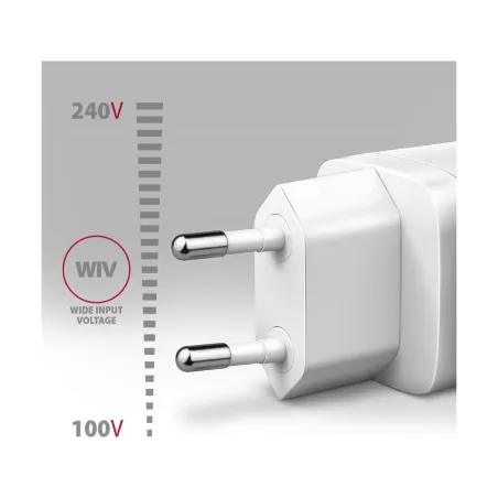 Axagon ACU-PQ20W wall charger QC3.0/AFC/FCP + PD type-C, 20W, white