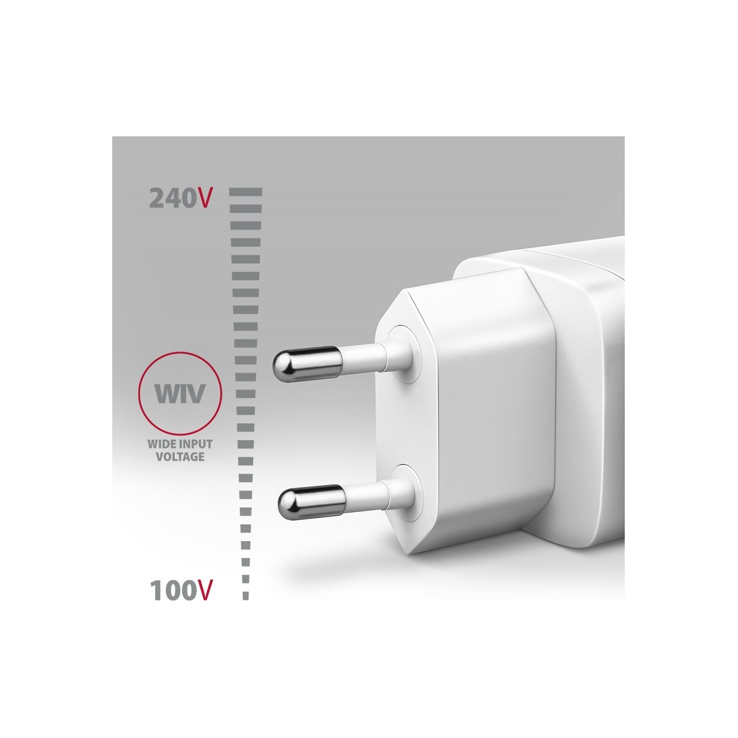 Axagon ACU-PQ20W wall charger QC3.0/AFC/FCP + PD type-C, 20W, white