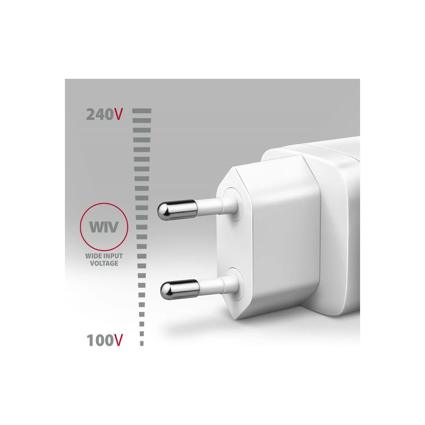 Axagon ACU-PQ20W wall charger QC3.0/AFC/FCP + PD type-C, 20W, white