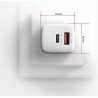 Axagon ACU-PQ20W wall charger QC3.0/AFC/FCP + PD type-C, 20W, white
