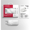 Axagon ACU-PQ20W wall charger QC3.0/AFC/FCP + PD type-C, 20W, white