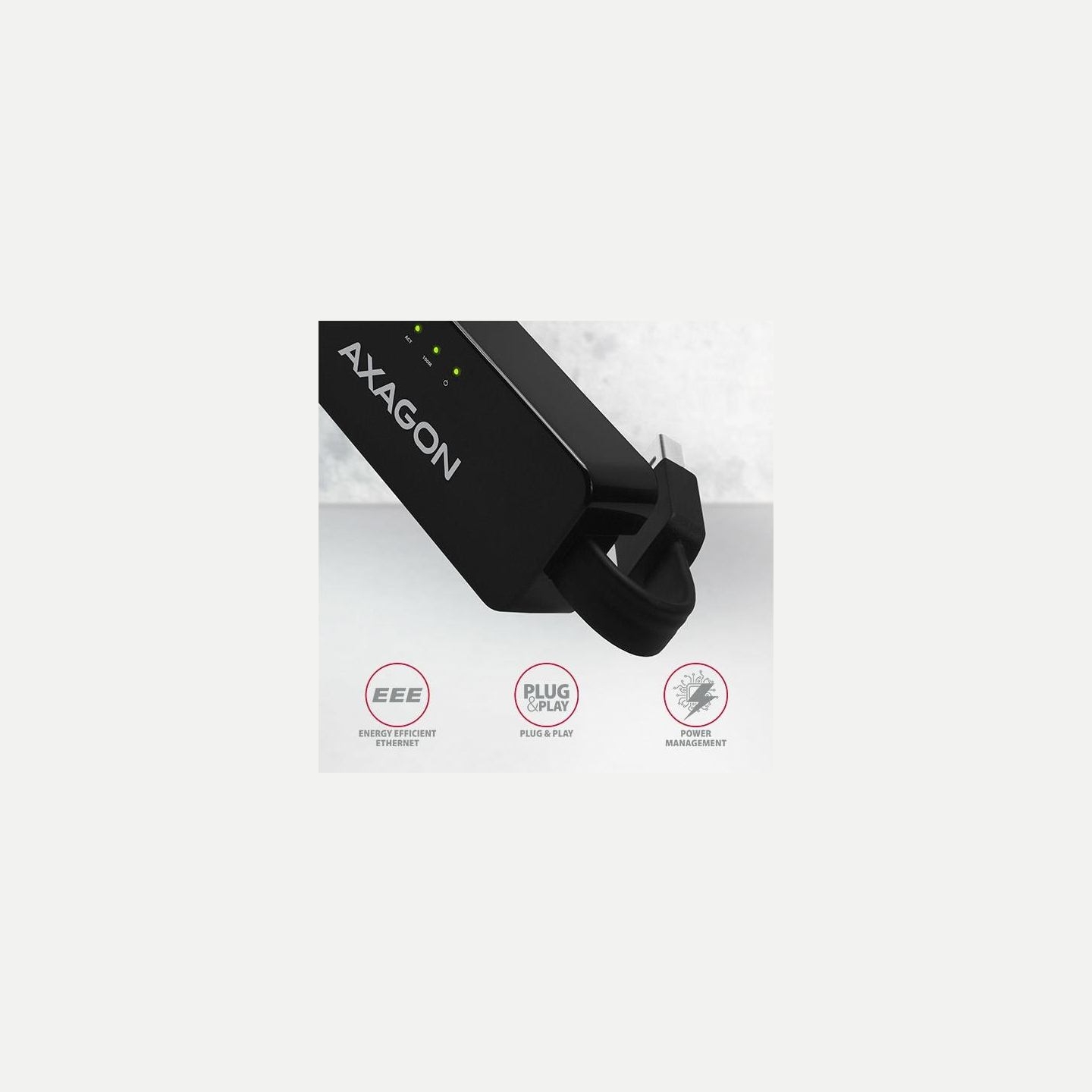 Axagon ADE-XR Type-A USB2.0 - Fast Ethernet 10/100 Adapter