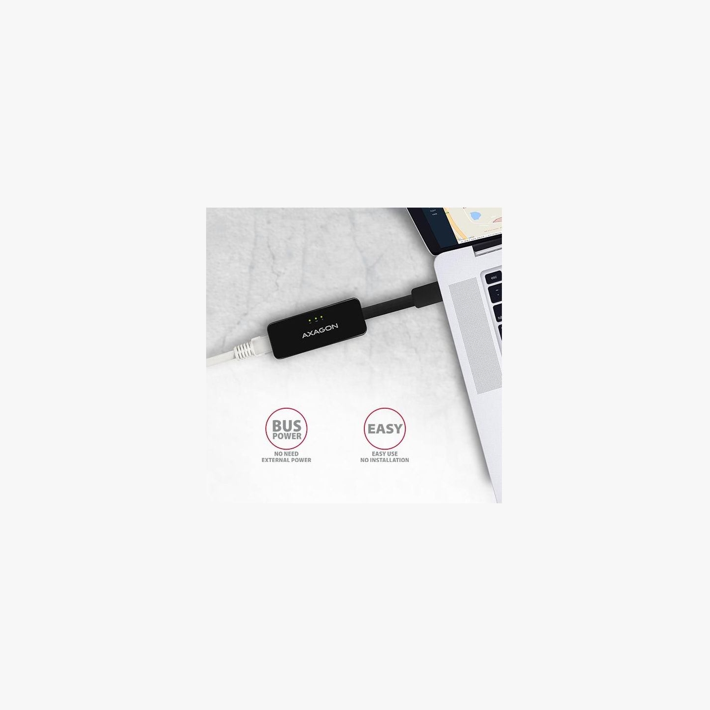 Axagon ADE-XR Type-A USB2.0 - Fast Ethernet 10/100 Adapter