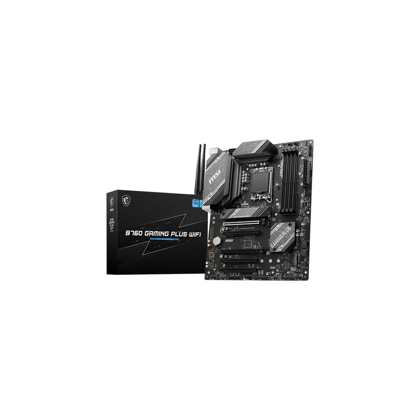 MSI | B760 GAMING PLUS WIFI | Processor family Intel | Processor socket  LGA1700 | DDR5 | Memory slots 4 | Supported hard disk d
