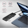 Axagon Seven-port USB 3.2 Gen 1 hub with charging support. Connector for external power supply. USB-A cable 1 m.