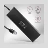 Axagon Seven-port USB 3.2 Gen 1 hub with charging support. Connector for external power supply. USB-A cable 1 m.