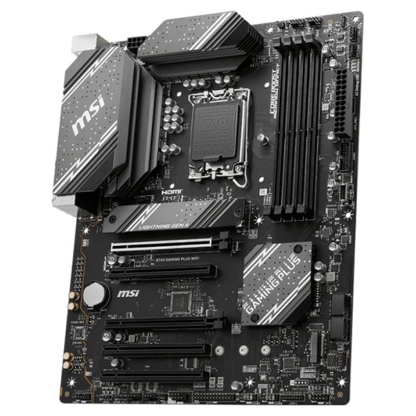 MSI | B760 GAMING PLUS WIFI | Processor family Intel | Processor socket  LGA1700 | DDR5 | Memory slots 4 | Supported hard disk d
