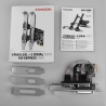 Axagon PCI-Express card with one parallel and two serial ports 250 kbps. ASIX AX99100. Standard & Low profile.