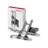 Axagon PCI-Express card with one parallel and two serial ports 250 kbps. ASIX AX99100. Standard & Low profile.