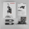 Axagon PCI-Express card with two 250 kbps serial ports. ASIX AX99100. Standard & Low Profile.