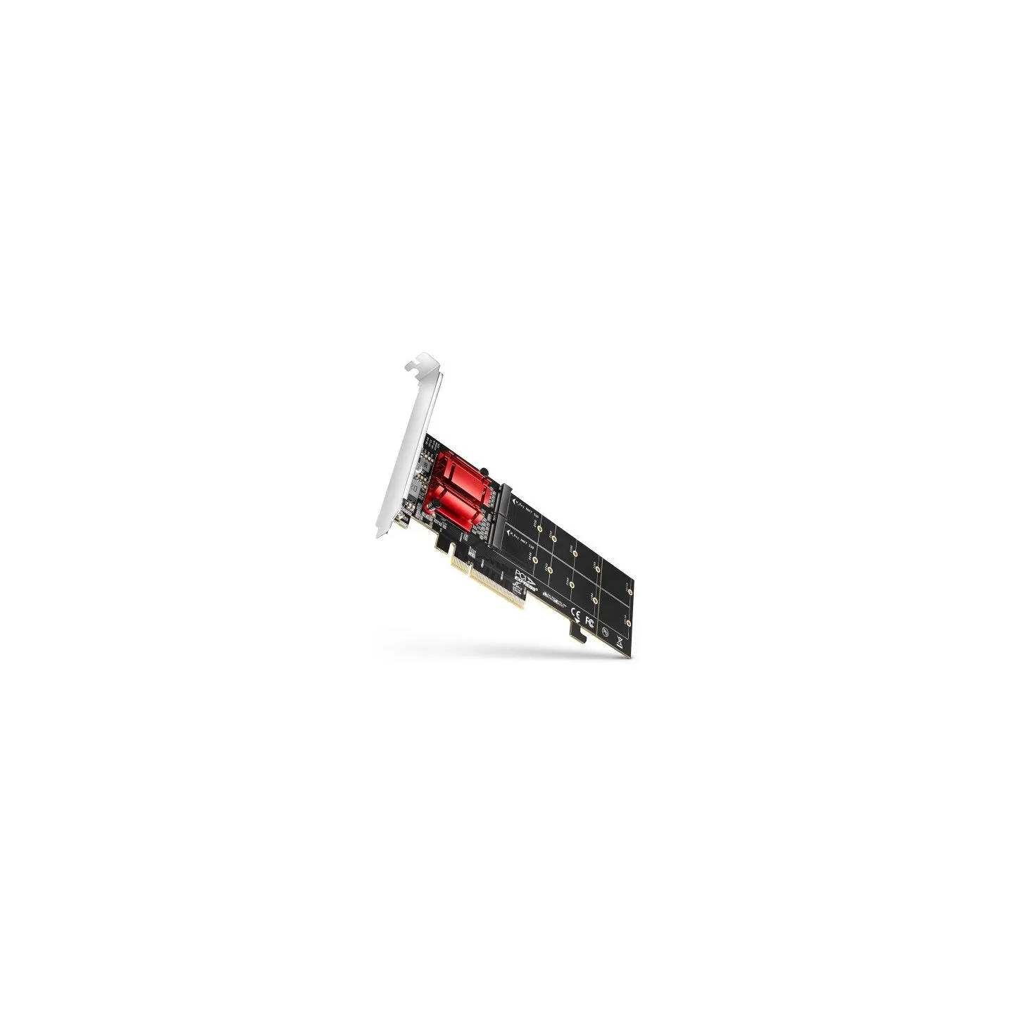 Axagon PCEM2-ND PCIE 2X NVME M.2 CONTROLLERPCI-Express x8 internal controller for connecting two NVMe M.2 SSD disks to a compute