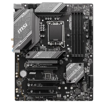 MSI | B760 GAMING PLUS WIFI | Processor family Intel | Processor socket  LGA1700 | DDR5 | Memory slots 4 | Supported hard disk d
