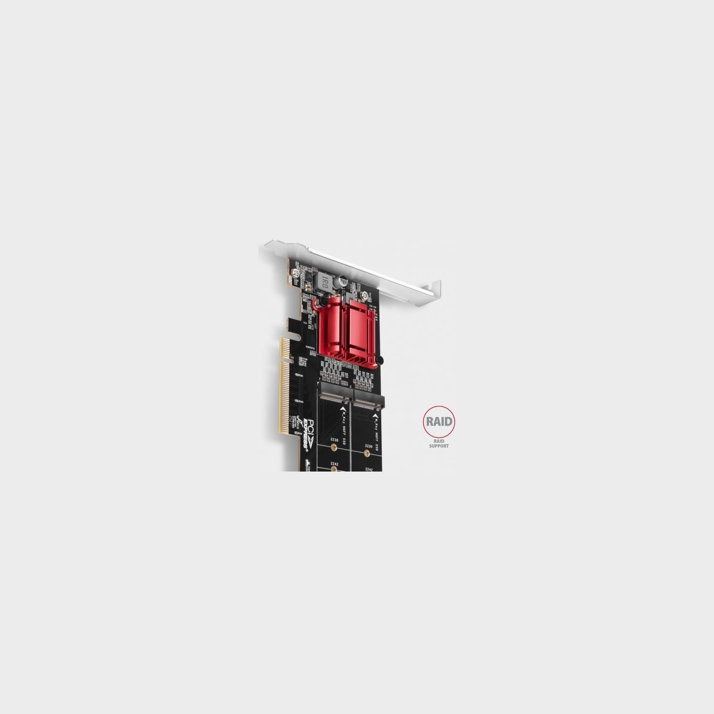 Axagon PCEM2-ND PCIE 2X NVME M.2 CONTROLLERPCI-Express x8 internal controller for connecting two NVMe M.2 SSD disks to a compute