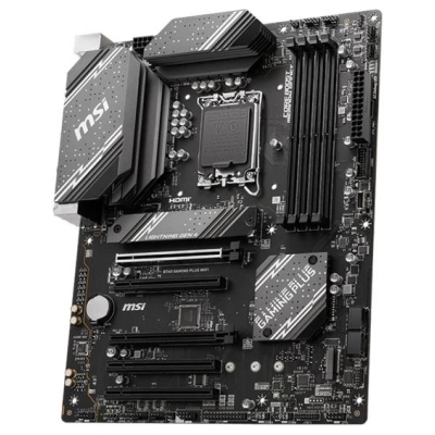 MSI | B760 GAMING PLUS WIFI | Processor family Intel | Processor socket  LGA1700 | DDR5 | Memory slots 4 | Supported hard disk d