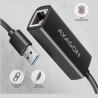 Axagon ADE-AR USB-A 3.2 Gen 1 - Gigabit Ethernet adapter, Realtek 8153, auto inst