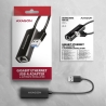 Axagon ADE-AR USB-A 3.2 Gen 1 - Gigabit Ethernet adapter, Realtek 8153, auto inst