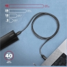 Axagon BUCM4X-CM10AB cable USB -C USB-C USB4.0 240W
