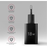 Axagon ACU-QC18 wall charger 1x QC3.0/AFC/FCP/SMART, 18W, black