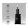 Axagon ACU-QC18 wall charger 1x QC3.0/AFC/FCP/SMART, 18W, black