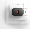 Axagon ACU-QC18 wall charger 1x QC3.0/AFC/FCP/SMART, 18W, black