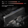 Axagon PCEM2-XS PCI-E 3.0 16x - M.2 SSD NVMe, up to 80mm SSD, low profile, heatsink