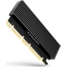 Axagon PCEM2-XS PCI-E 3.0 16x - M.2 SSD NVMe, up to 80mm SSD, low profile, heatsink