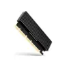 Axagon PCEM2-XS PCI-E 3.0 16x - M.2 SSD NVMe, up to 80mm SSD, low profile, heatsink