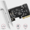 Axagon Four-channel SATA III PCI-Express controller with four internal SATA ports. Standard & Low profile.