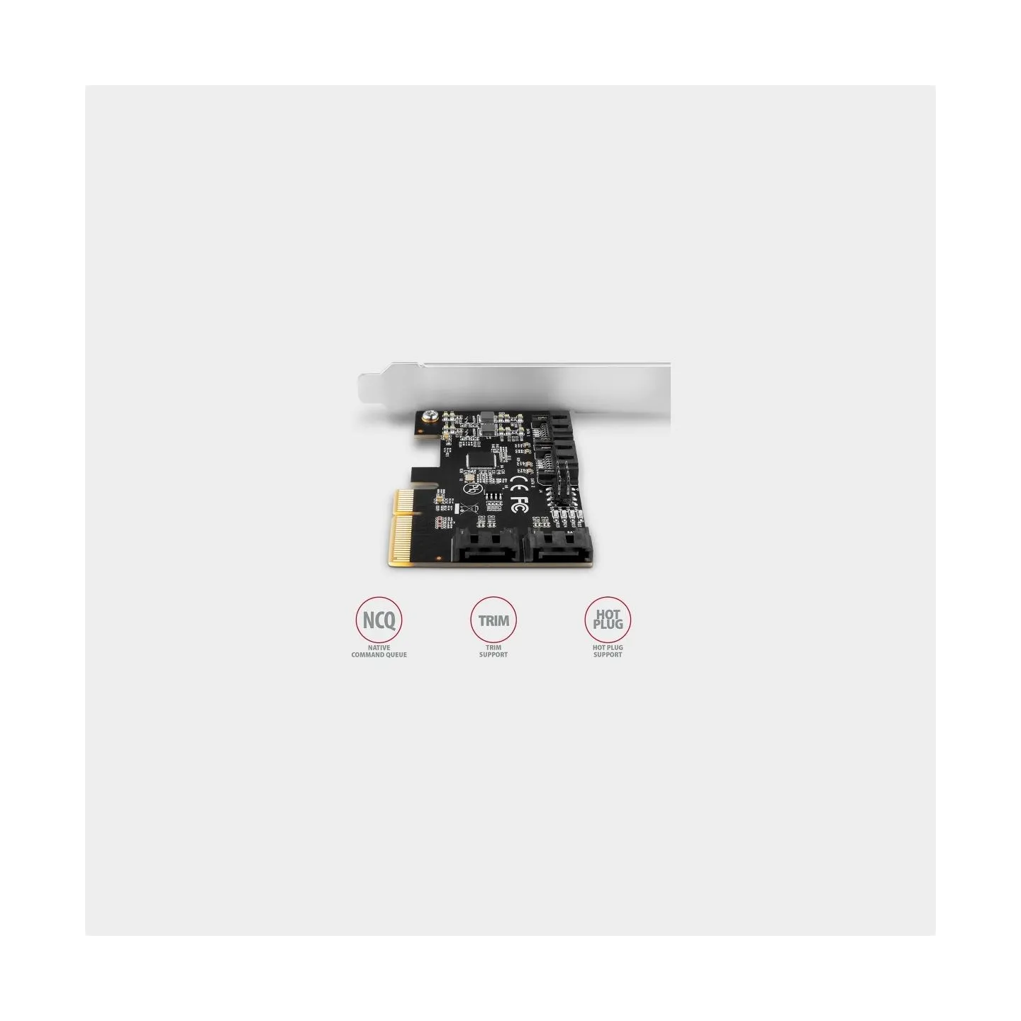 Axagon PCES-SA4X4 PCIe controller 4x port SATA