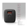 Axagon Sil wallcharger 2x port (USB-A + USB-C), PD3.0/QC4+/PPS/AFC/Apple. 30W total power.